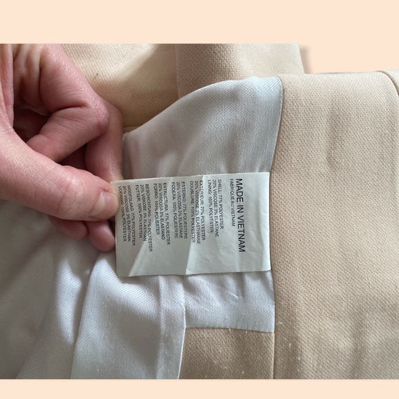 Club Monaco Soft Pink Open-front Vest/Sz Small/EUC! - Picture 7 of 7